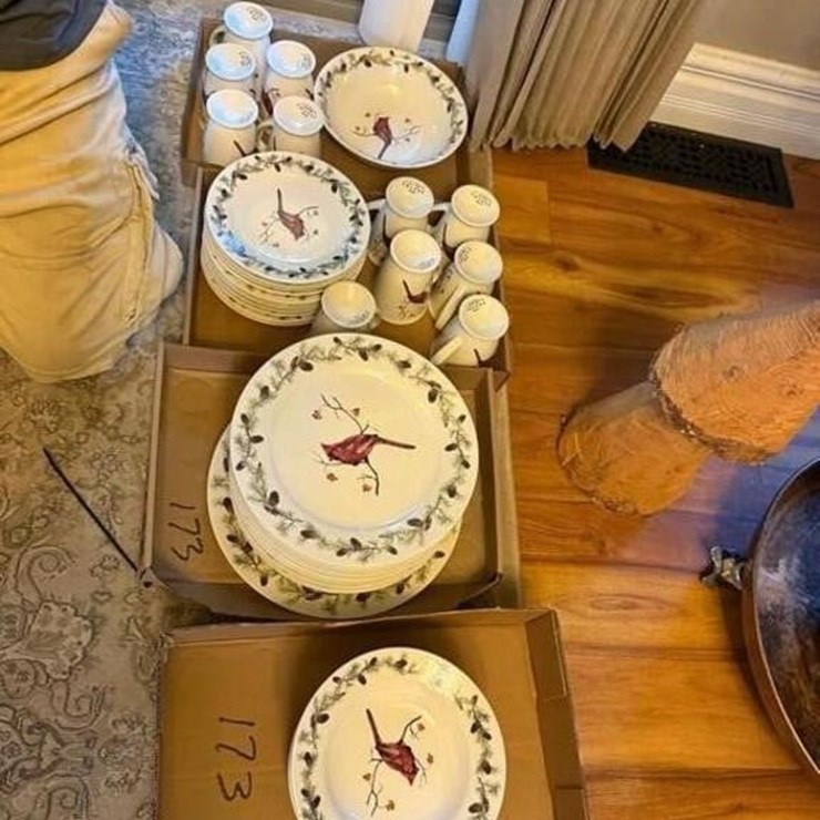Large Sonoma Cardinal Dish Set