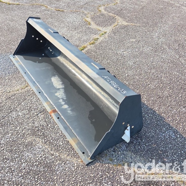 Unused 68" Smooth Edge Bucket c/w Pins to suit Tractor