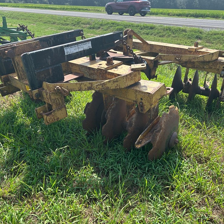 #52689 • Rome TWA824 Tandem Levee Plow w/ H&H Hich 8TWA1267 INV#52689