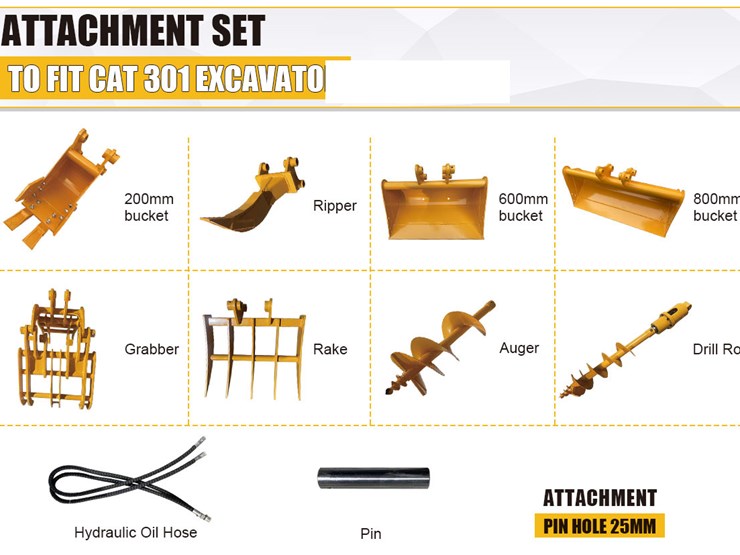 2026-giyi-cat-301-excavator-rake-(unused)-image-1