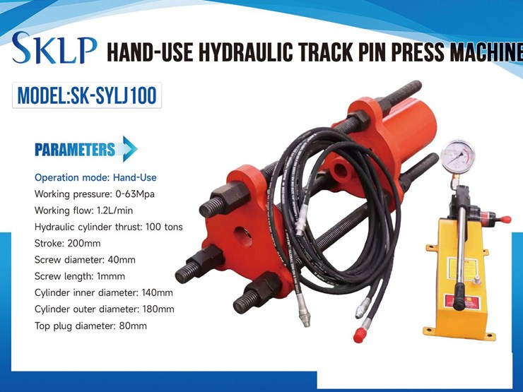 2026-sklp-sk-sylj100-hand-use-hydraulic-track-pin-press-machine-(unused)-image-1