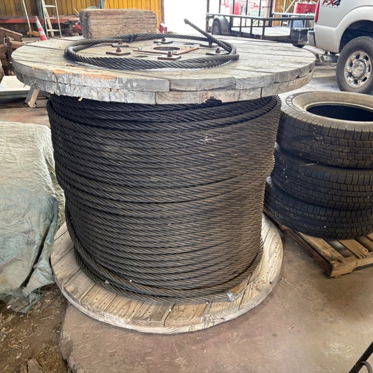 UNUSED Spool of 1-1/8” drill line