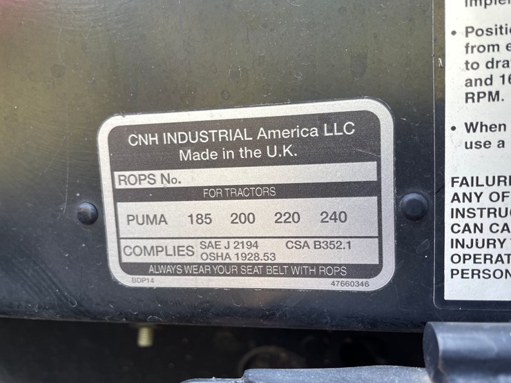 #1254-•-case-ih-185-puma-tractor-(second-owner)-image-31