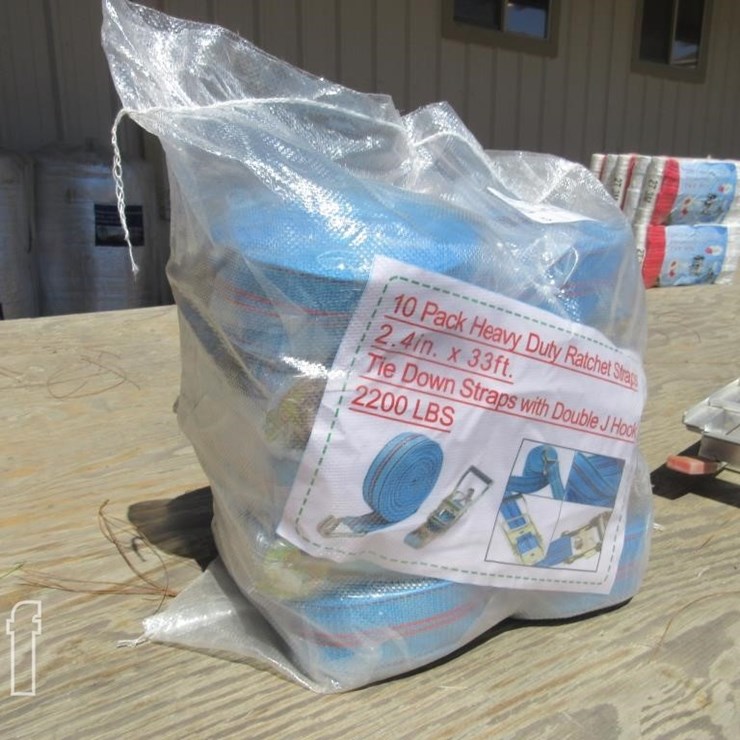 2.4" X 33' HD 1-TON RATCHET STRAPS