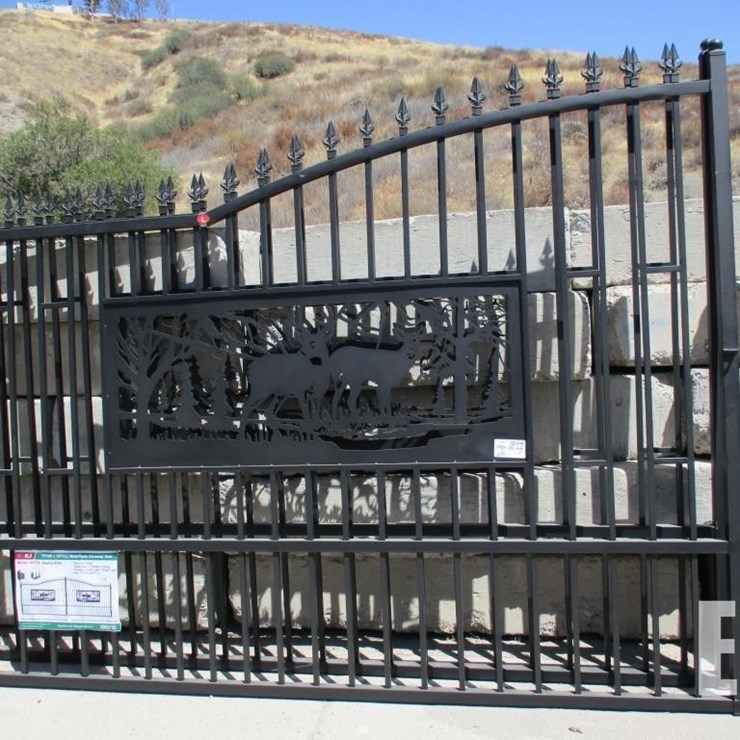7' X 20' BI-PARTING DRIVEWAY FARM GATE