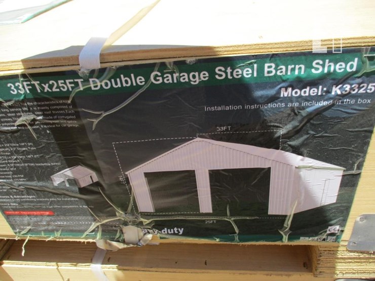 33'-x-25'-double-garage-steel-shed-image-4