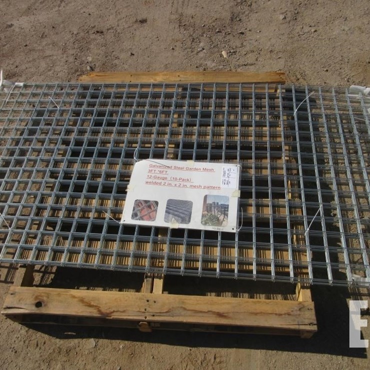 3' X 6' GALVANIZED STEEL GARDEN MESH