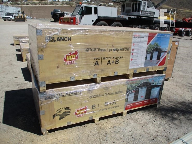 42'-x-30'-triple-garage-metal-shed-image-1