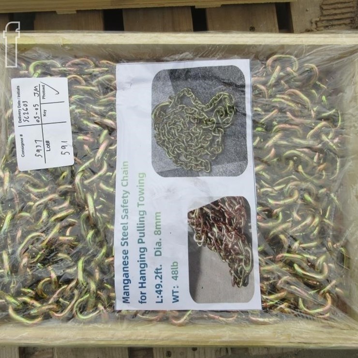 49.2' MANGANESE STEEL SAFETY CHAIN