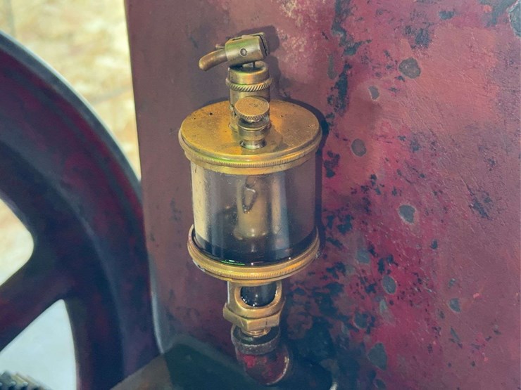 "rare"-stover-john-deere-plow-company-4-horse-hit-and-miss-engine-and-cart-image-7