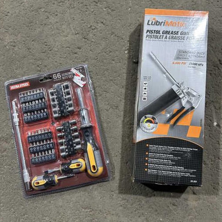 #215 • Lubrimatic Pistol Grease Gun & Ultra Steel 66pc