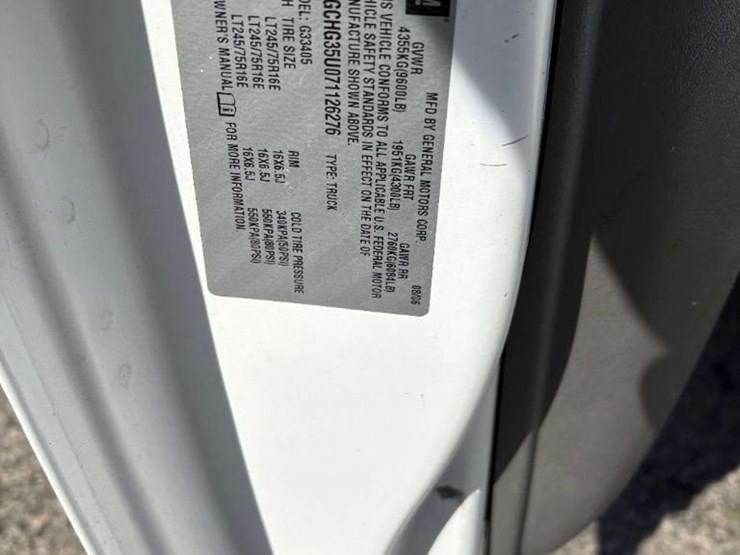 2007-chevrolet-express-van,-vin-#-1gchg35u071126276-image-12