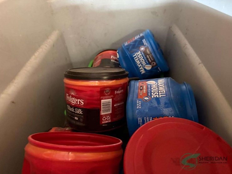 contents-of-totes,-empty-toolboxes,-boat-seat,-empty-coffee-containers-image-8