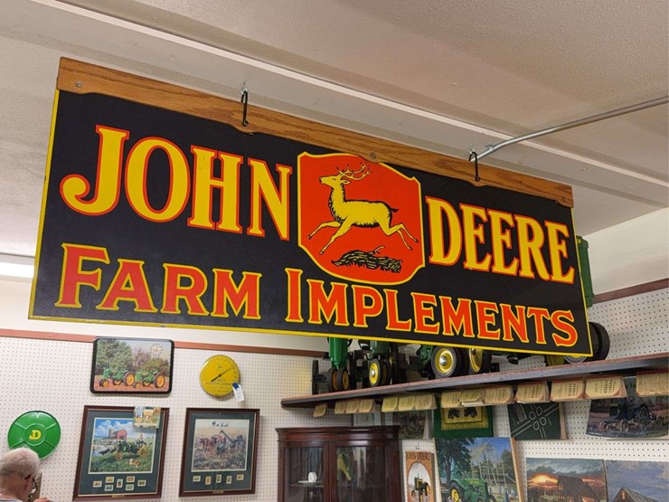 john-deere-farm-implements-porcelain-double-sided-sign-image-2