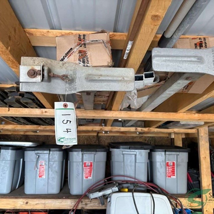 Contents of rafters - Ladder Racks, supports and misc.