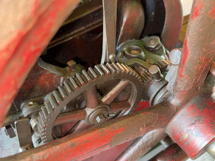 "rare"-stover-john-deere-plow-company-4-horse-hit-and-miss-engine-and-cart-image-24