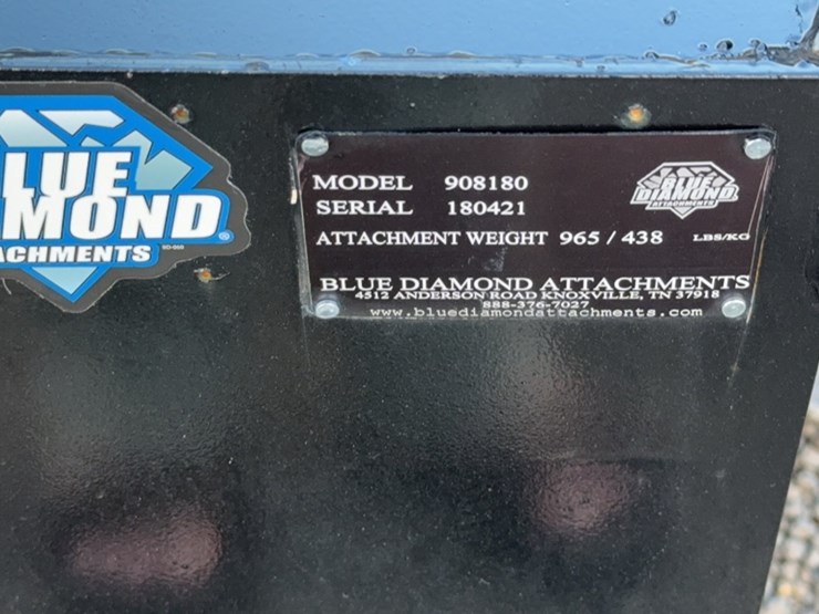 #2026-•-blue-diamond-84"-skid-steer-smooth-bucket-image-4