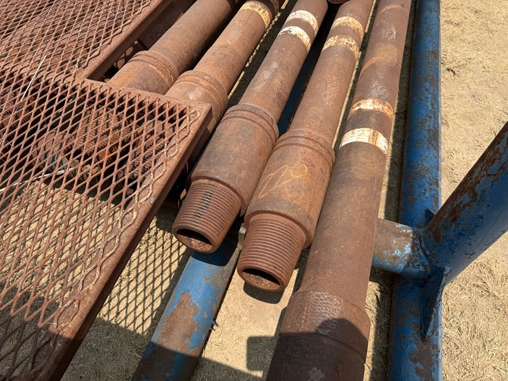 40’l-x-8’w-x-3’h-skidded-pipe-tub-w/-drill-pipe-image-4