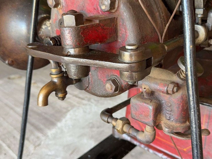 "rare"-stover-john-deere-plow-company-4-horse-hit-and-miss-engine-and-cart-image-31