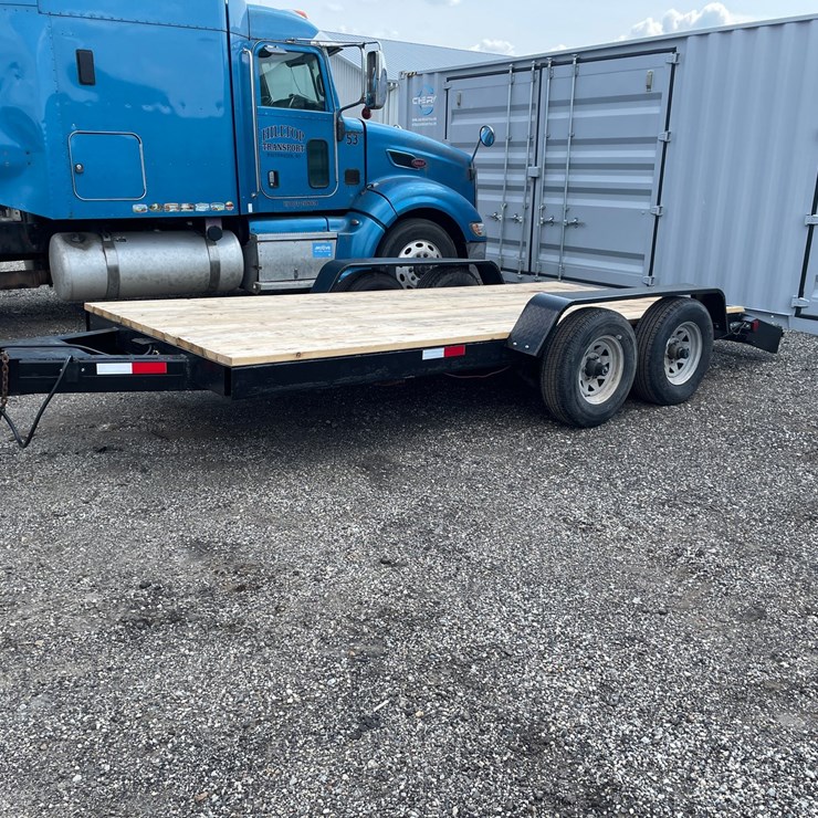 #2372 • 14' Tandem Axle Trailer (No Title)