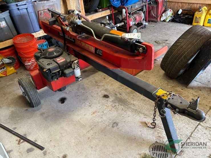 huskee-22-ton-log-splitter,-briggs-&-stratton-6hp-engine-image-1