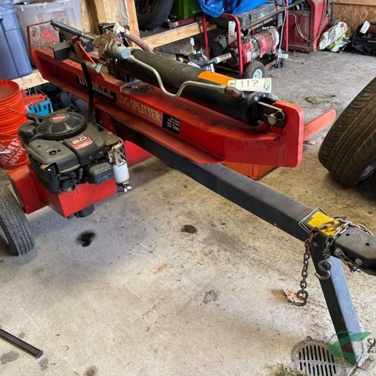 Huskee 22 ton Log splitter, Briggs & Stratton 6hp engine