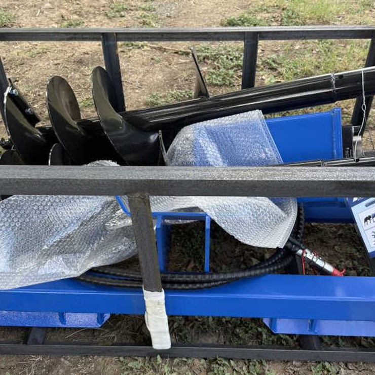 #13 • Skid Steer Auger Driver & 6", 12", 14" Bits