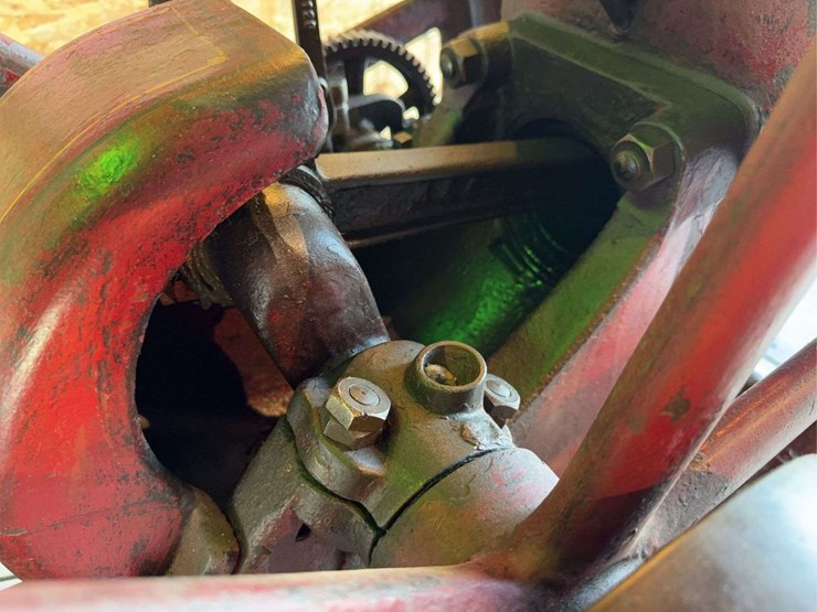 "rare"-stover-john-deere-plow-company-4-horse-hit-and-miss-engine-and-cart-image-5
