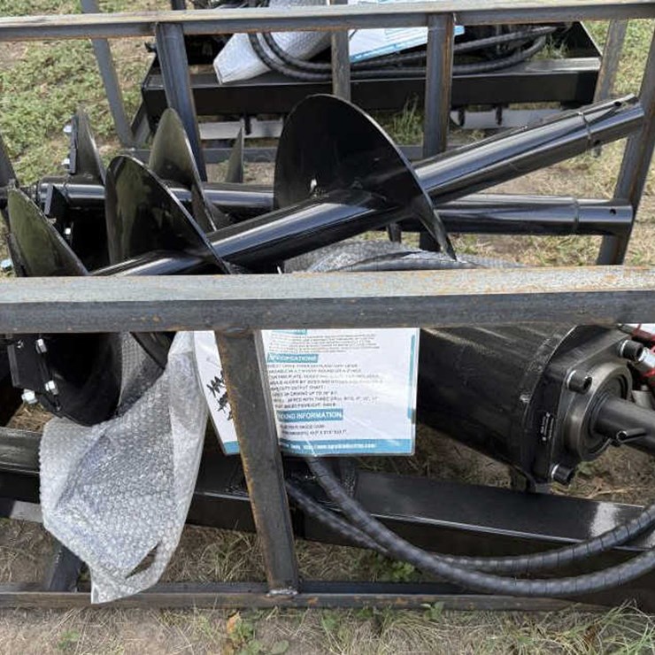 #10 • Skid Steer Auger Driver & 6", 12", 14" Bits