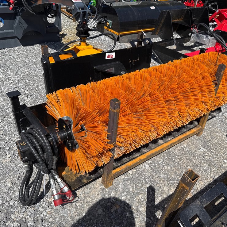 #6051 • 60" SKID STEER 4 WAY ANGLE BROOM