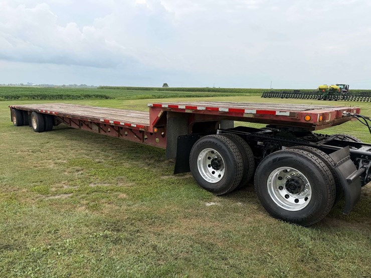 1988-transcraft-spread-axle-flatbed-trailer,-48’-(-10-½’-upper-deck,-37-½’-main-deck),-air-ride,-255-image-6
