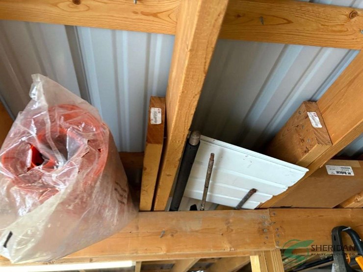 contents-of-rafters---paddles,-ramps,-snow-fence,-bamboo-rods-and-misc.-image-2