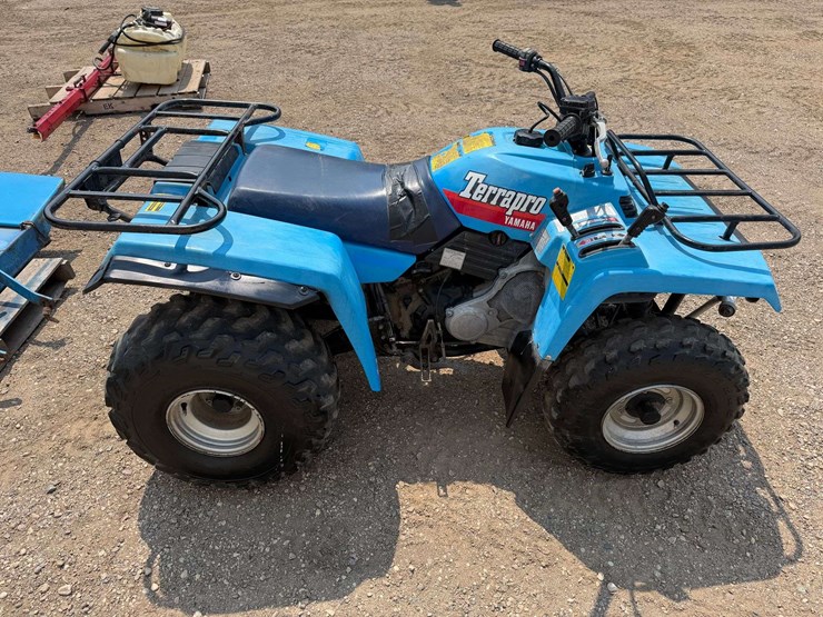 yamaha-350-terra-pro-atv-with-pto,-manual-transmission,-unknown-miles,-recent-tune-up,-with-48”-pull-image-5