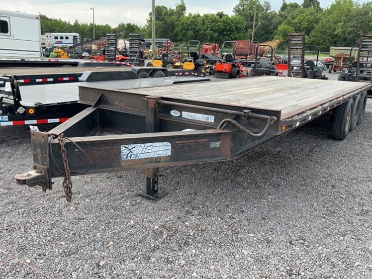 #3058-•-25'-bumper-pull-flatbed-trailer-image-1