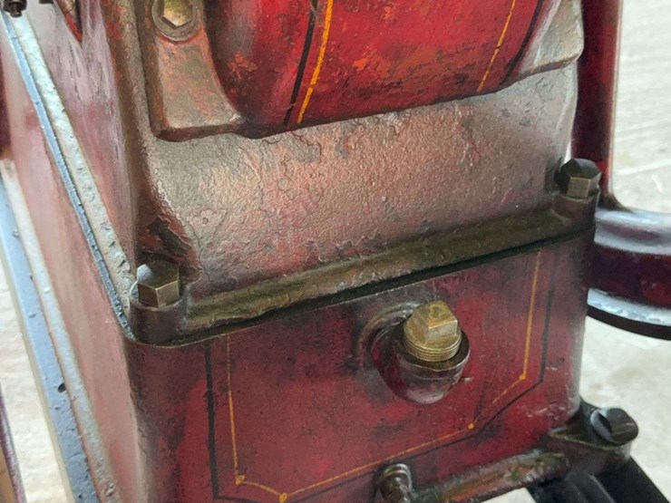 "rare"-stover-john-deere-plow-company-4-horse-hit-and-miss-engine-and-cart-image-16