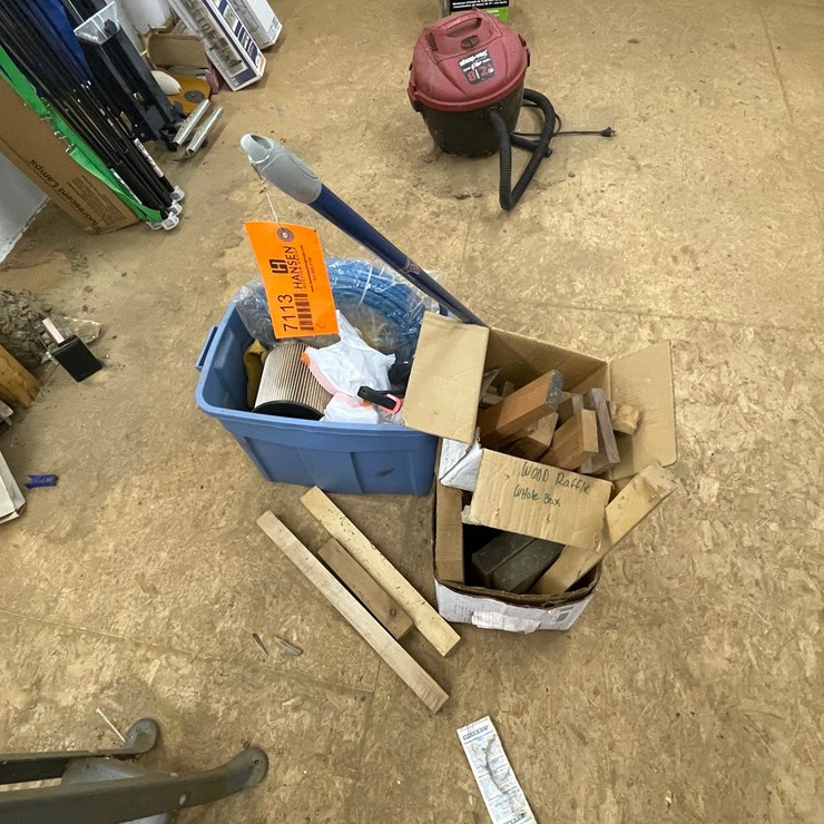 #7113 • Misc. Wood Shop Items