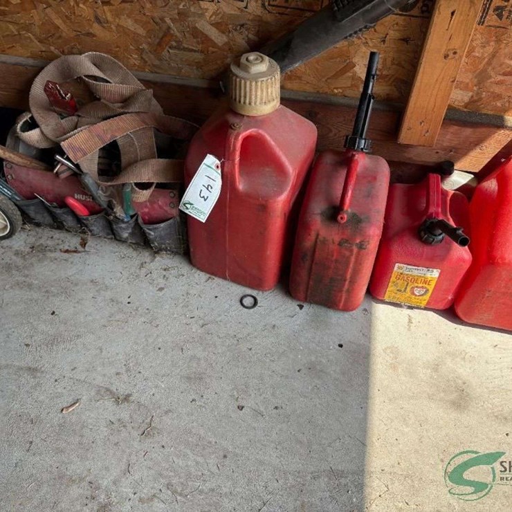 Husky Tool bag and Gas cans