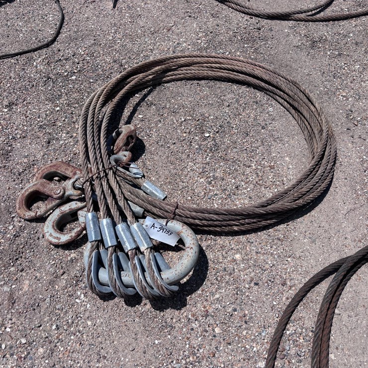 #39733 • 4 POINT CRANE RIGGING CABLES