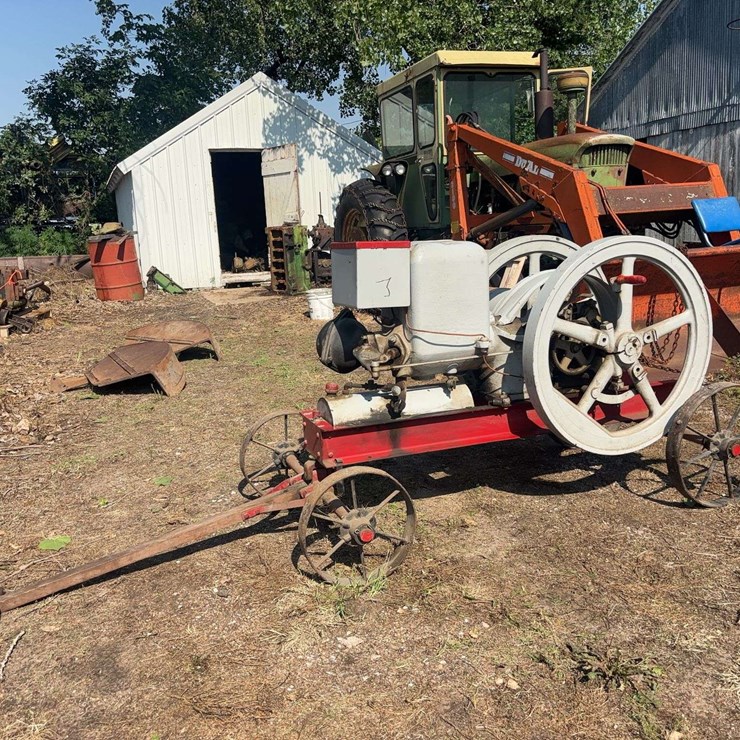 Monitor 5 Horse Hit and Miss Engine with Cart
