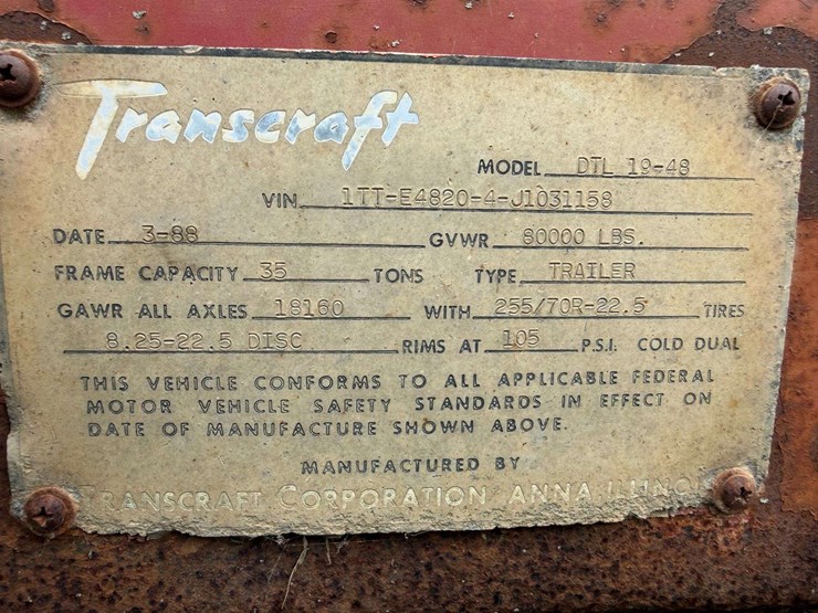 1988-transcraft-spread-axle-flatbed-trailer,-48’-(-10-½’-upper-deck,-37-½’-main-deck),-air-ride,-255-image-8