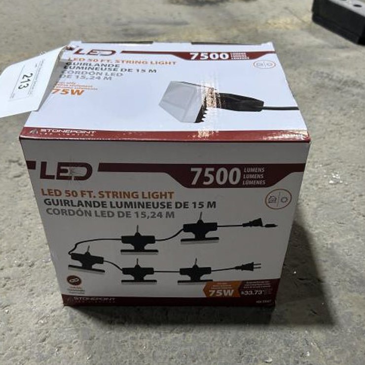 #213 • LED 50ft String Light 75W