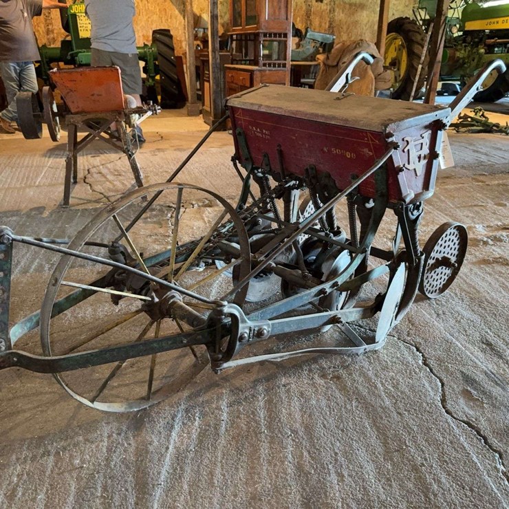 Very Nice Original Van Brunt Model V Grain Drill