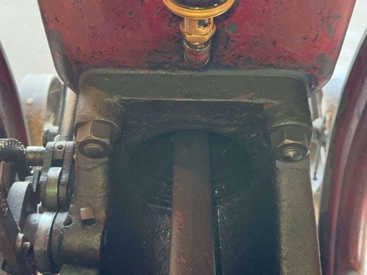 "rare"-stover-john-deere-plow-company-4-horse-hit-and-miss-engine-and-cart-image-12