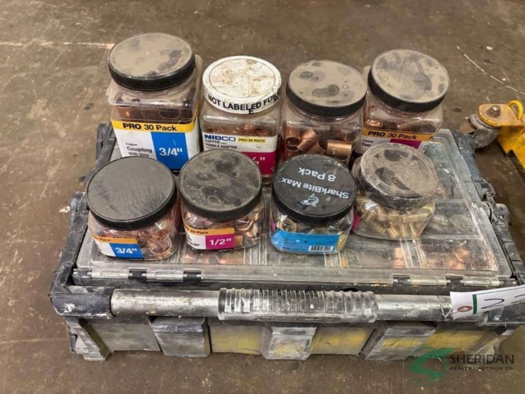 parts-box-and-misc.-copper-plumbing-couplers-image-1
