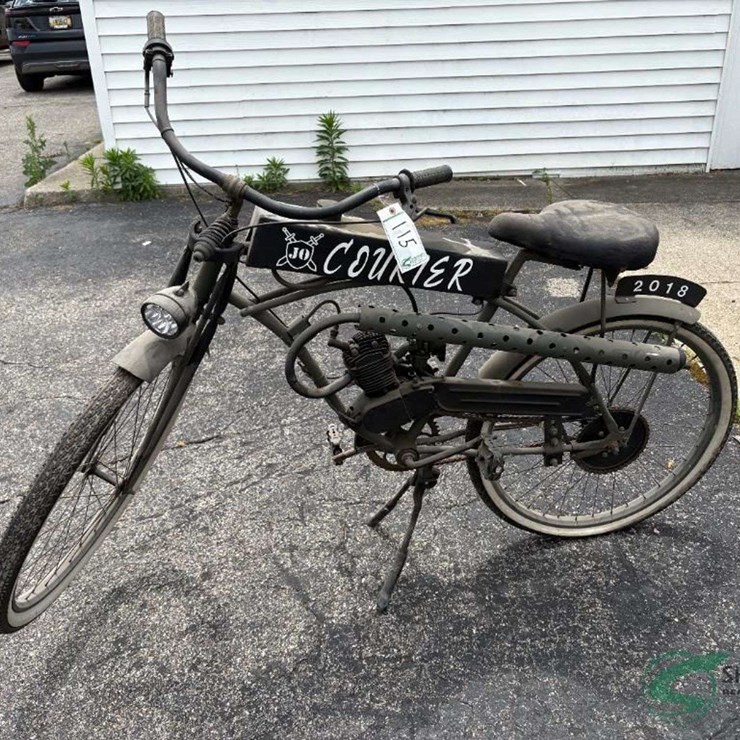 Courier Bicycle with gas engine