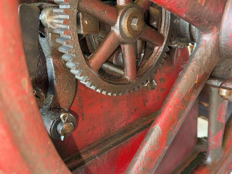 "rare"-stover-john-deere-plow-company-4-horse-hit-and-miss-engine-and-cart-image-25