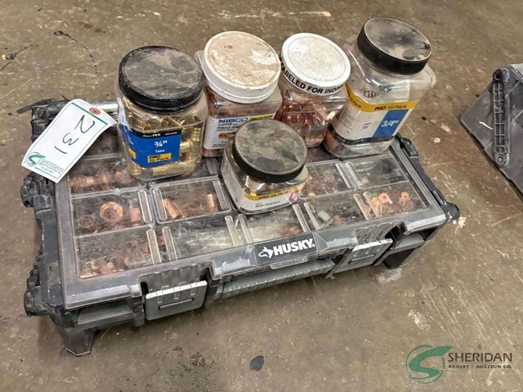 parts-box-and-misc.-copper-plumbing-couplers-image-1