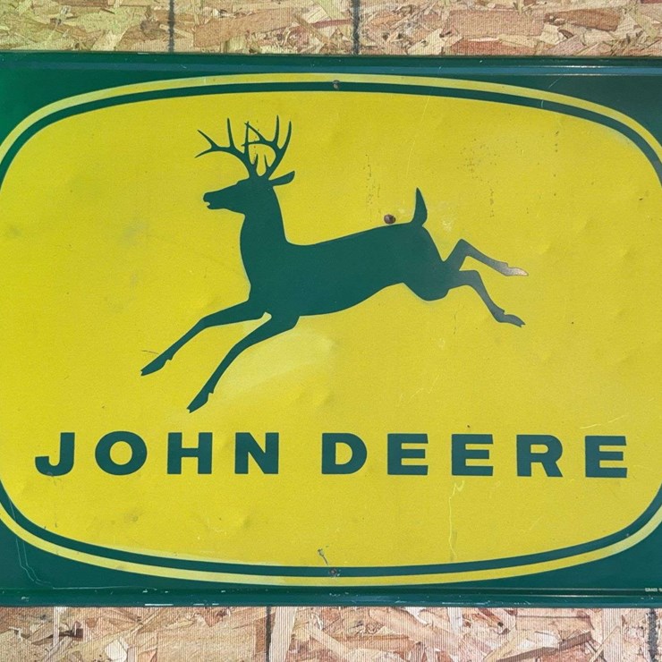 John Deere Four Legged Reflective Sign