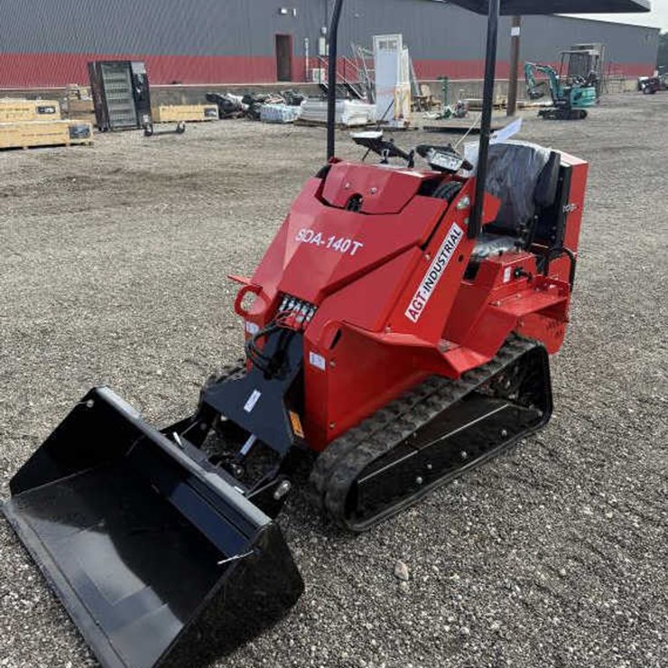 #7 • Mini Skid Steer Tracked Ride-On Loader- Gas