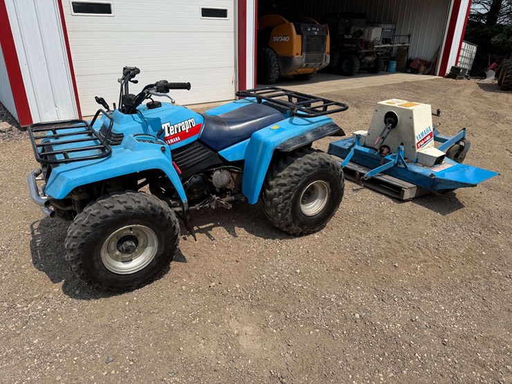 yamaha-350-terra-pro-atv-with-pto,-manual-transmission,-unknown-miles,-recent-tune-up,-with-48”-pull-image-1